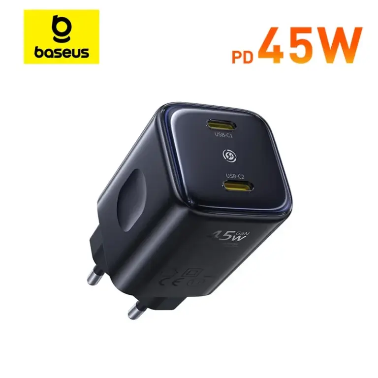 Baseus 45W GaN USB-C зарядно