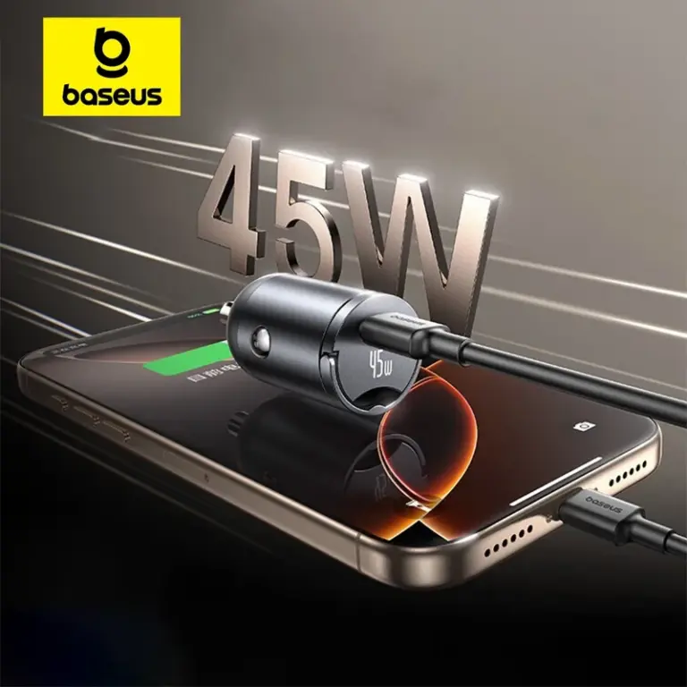 Baseus 45W мини USB зарядно за кола