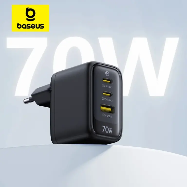 Baseus 70W USB-C бързо зарядно Baseus 70W USB-C бързо зарядно