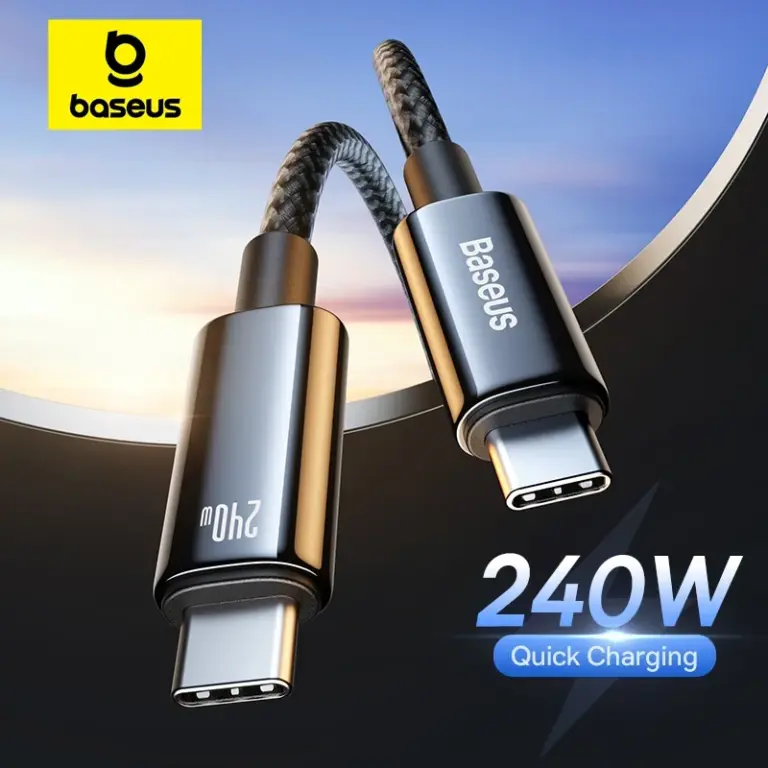 Baseus USB-C кабел 240W PD Baseus USB-C кабел 240W PD
