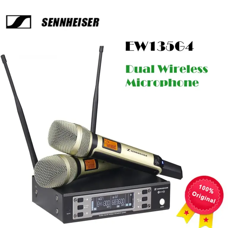Снимка на wiki Sennheiser EW 135 G4 Безжична микрофонна система Sennheiser EW 135 G4 с два канала - характеристики и ревю от AliExpress