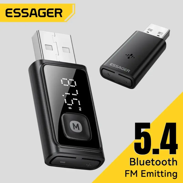 Bluetooth FM трансмитер за кола ESSAGER Bluetooth FM трансмитер за кола ESSAGER