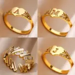 Снимка на пръстен Fashion Initial от AliExpress