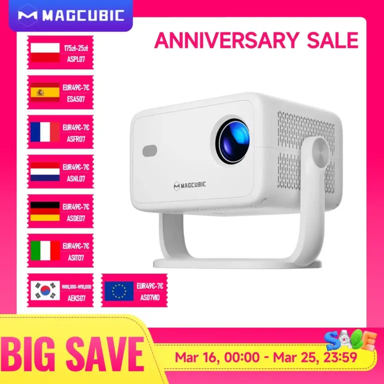 Оферта за Magcubic 1080P Преносим Прожектор за Филми в AliExpress