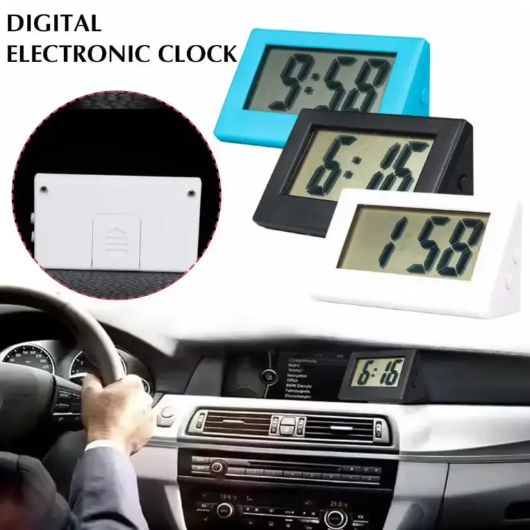 Мини LCD настолен дигитален часовник