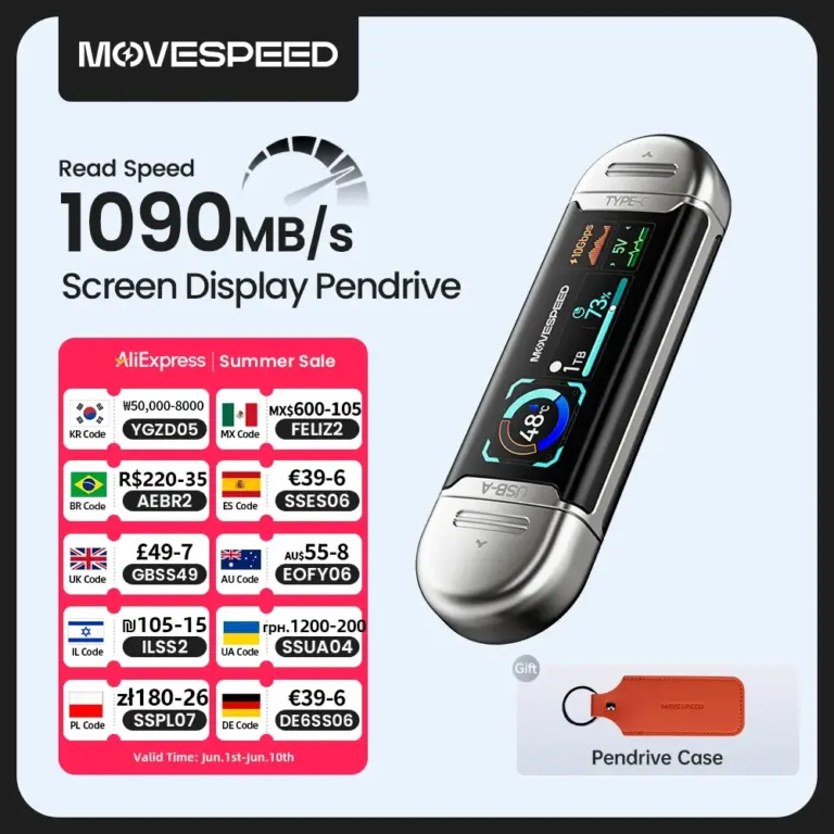 MOVESPEED SU10 SSD USB флаш памет Type-C