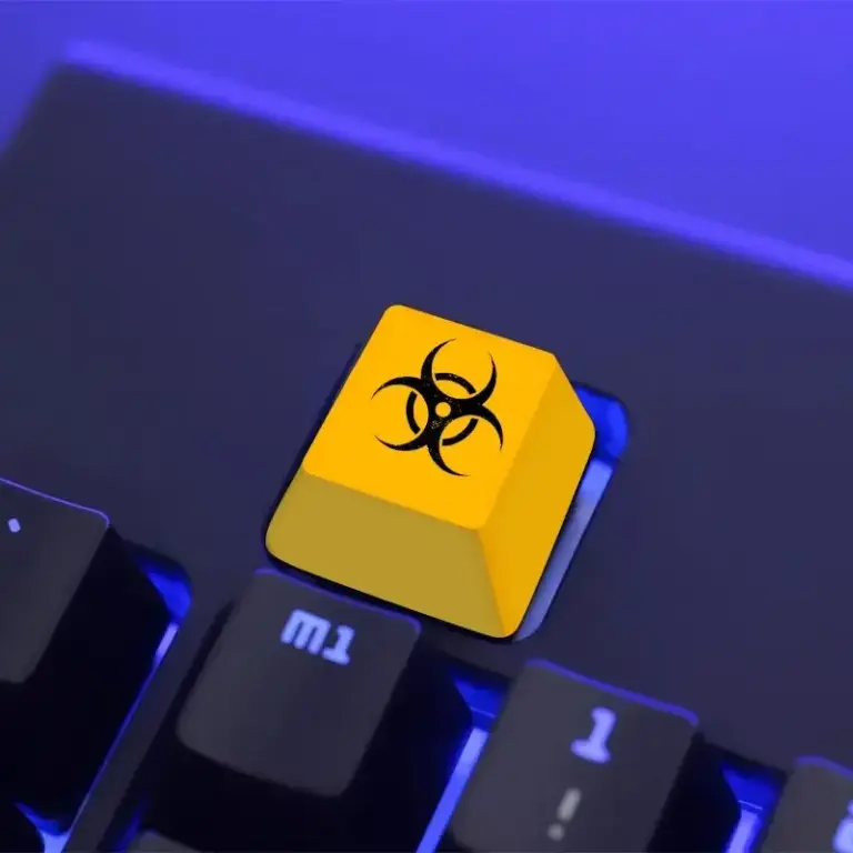 Снимка на клавиш Custom Biohazard от AliExpress