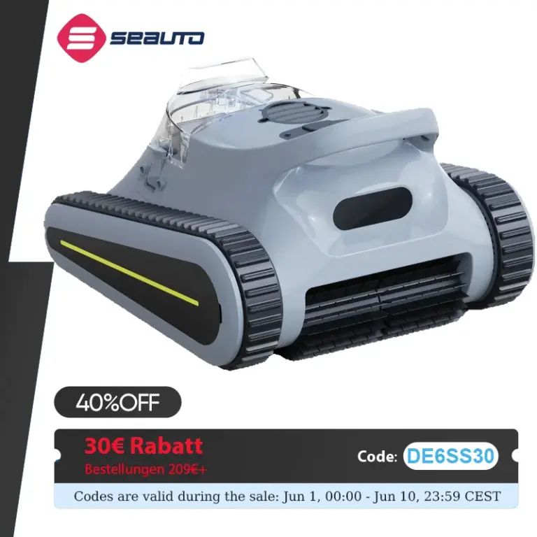 Роботизирана прахосмукачка за басейн Seauto Crab Pro – характеристики и ревю Роботизирана прахосмукачка за басейн Seauto Crab Pro – характеристики и ревю