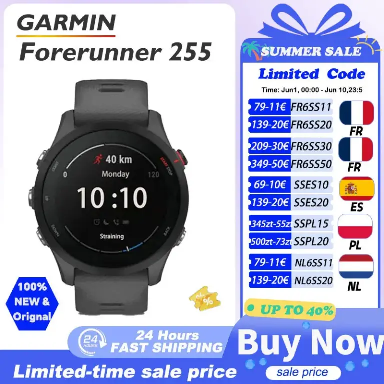 Смарт часовник Garmin Forerunner 255 - характеристики и ревю Смарт часовник Garmin Forerunner 255 - характеристики и ревю
