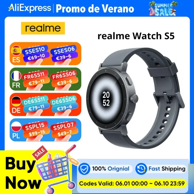 Смарт часовник realme Watch S5