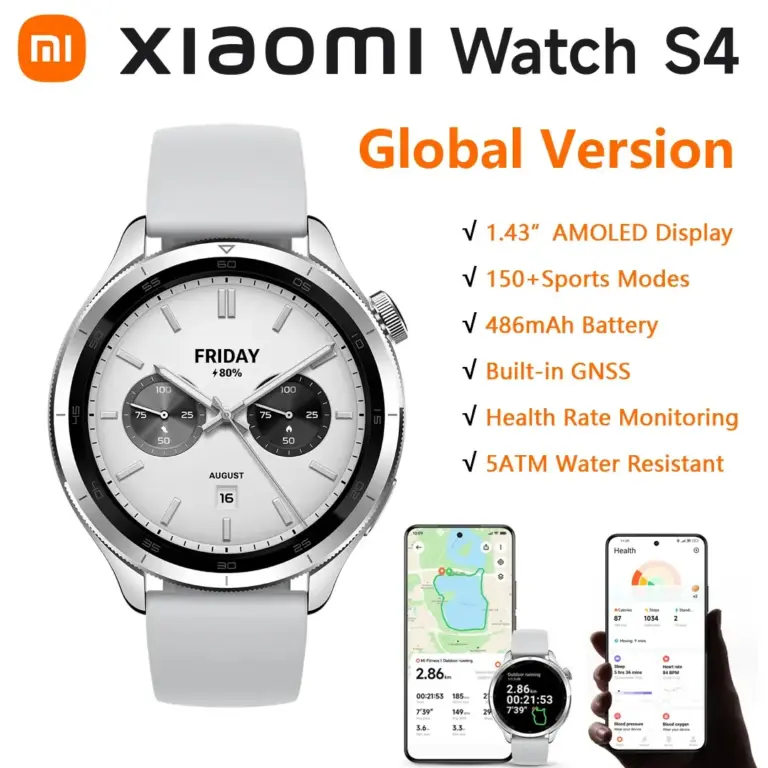 Снимка на wiki Xiaomi Watch S4 Смарт часовник Xiaomi Watch S4 1.43 AMOLED - характеристики и ревю от AliExpress