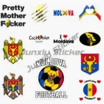 Снимка на стикер Creative MOLDOVA от AliExpress