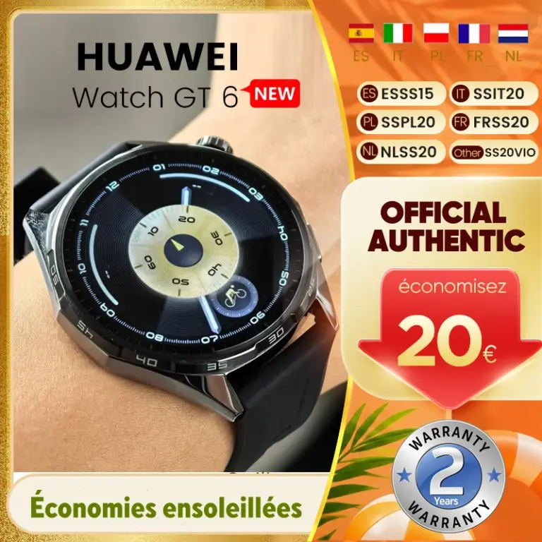 Смарт часовник Huawei WATCH GT6 46 мм - характеристики и ревю Смарт часовник Huawei WATCH GT6 46 мм - характеристики и ревю