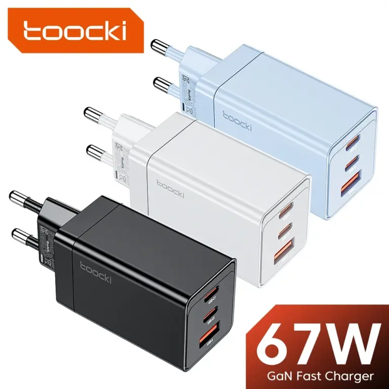 Toocki 67W GaN USB-C зарядно Toocki 67W GaN USB-C зарядно