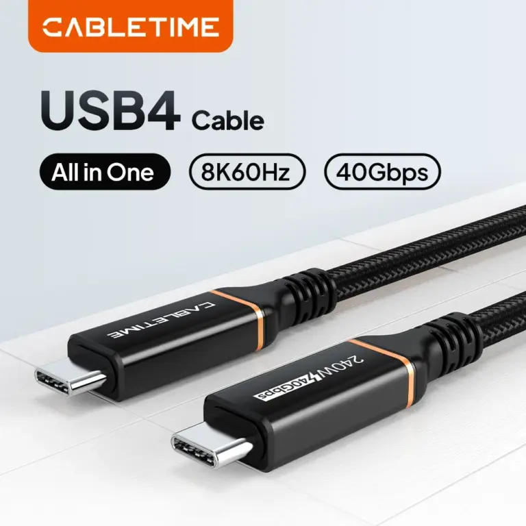 USB 4 кабел 100W 40Gbps 8K