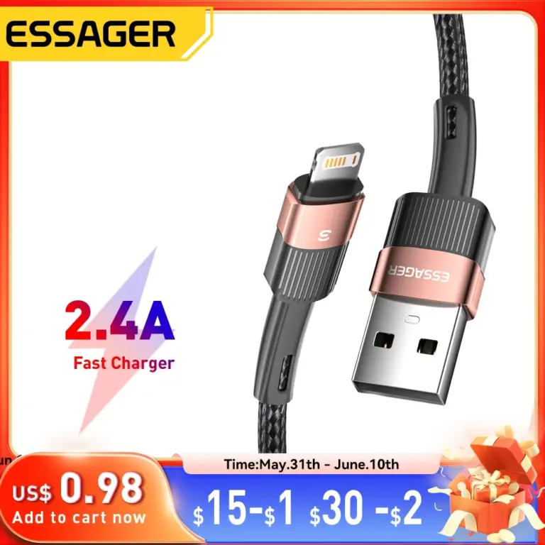 USB кабел за iPhone бързо зареждане