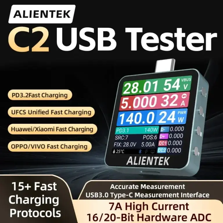 Снимка на тестер ALIENTEK C2 от AliExpress