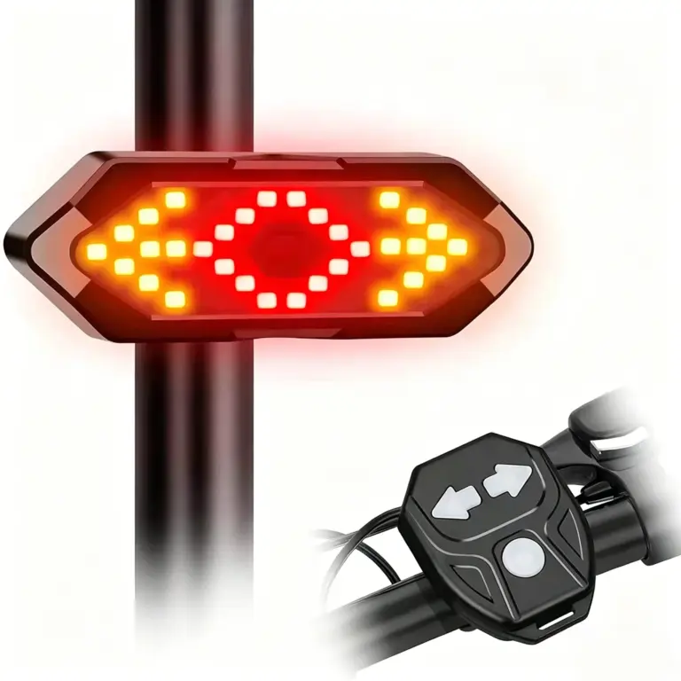 USB велосипеден стоп с дистанционно и клаксон