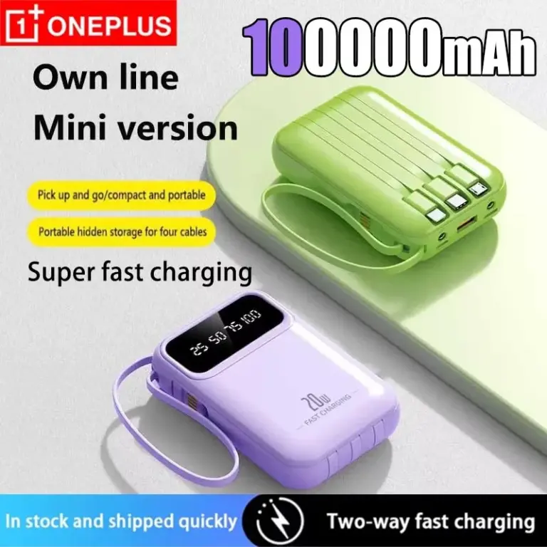 Външна батерия 100000mAh PD 20W