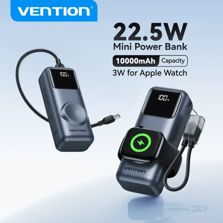 Vention 10000mAh магнитен калъф батерия 22.5W Vention 10000mAh магнитен калъф батерия 22.5W