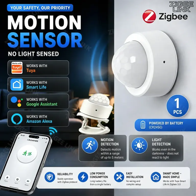 Zigbee мини PIR сензор за движение
