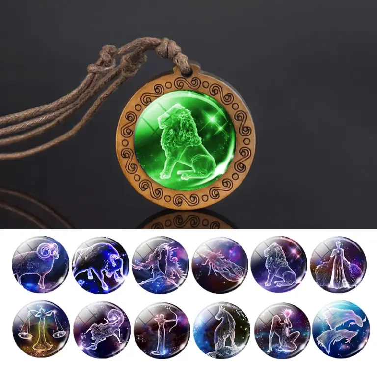 🌍 Zodiac Signs: Светещо зодиакално колие за персонален стил и подарък 🌍 Zodiac Signs: Светещо зодиакално колие за персонален стил и подарък