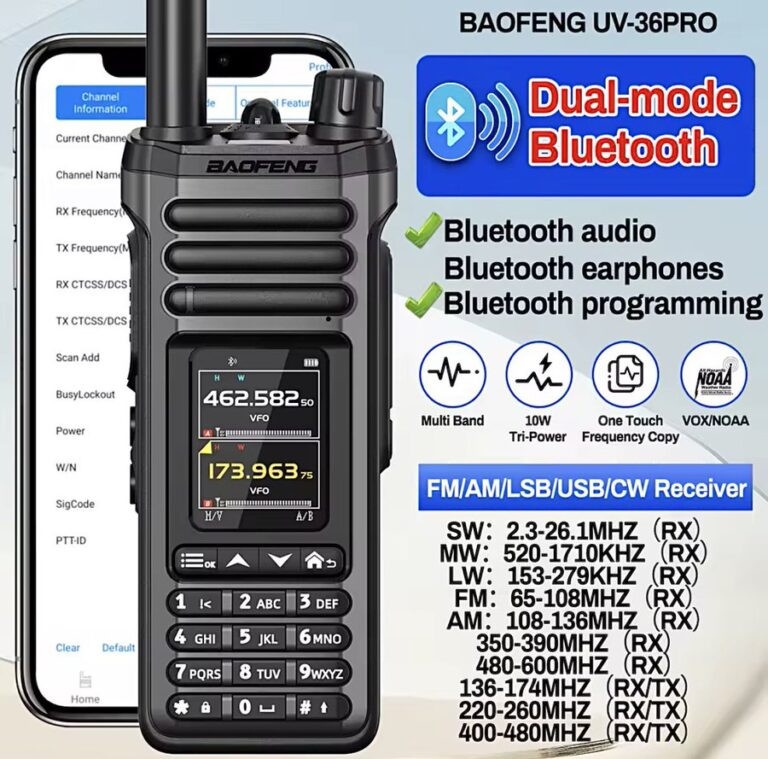 Снимка на wiki Baofeng Ръчна радиостанция Baofeng UV-36PRO от AliExpress Снимка на wiki Baofeng Ръчна радиостанция Baofeng UV-36PRO от AliExpress