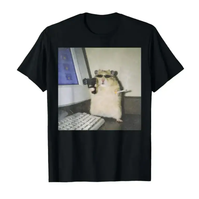 Снимка на тениска Generic CyberHamster от AliExpress