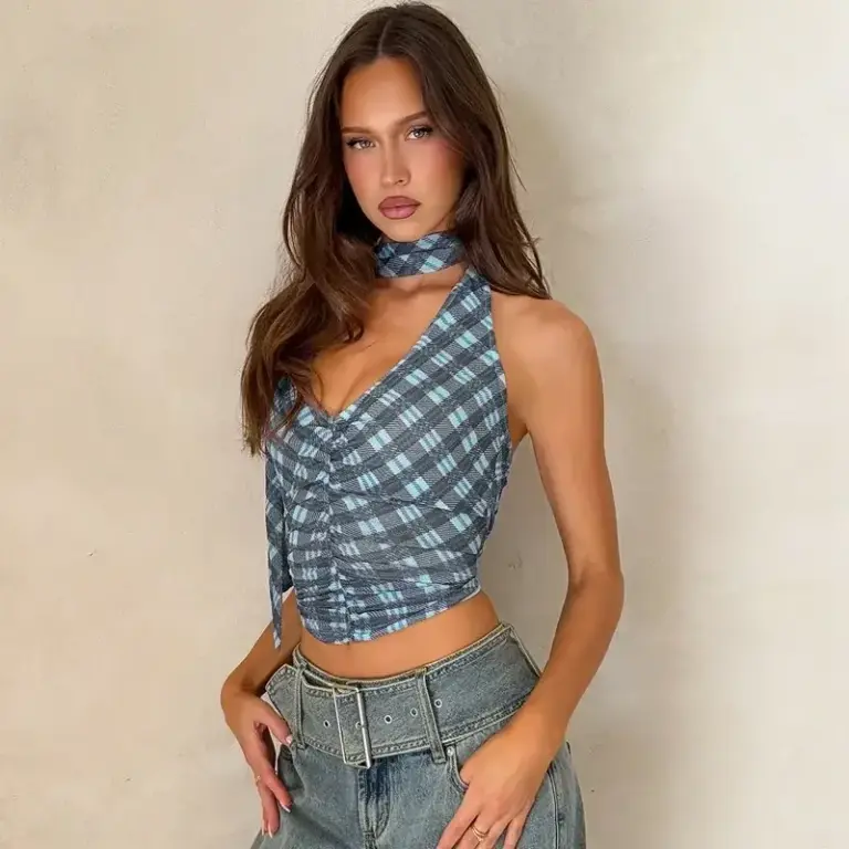 Снимка на топ Fashion Y2K от AliExpress