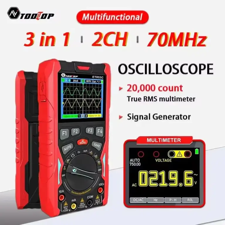 Снимка на осцилоскоп TOOLTOP ET853C от AliExpress