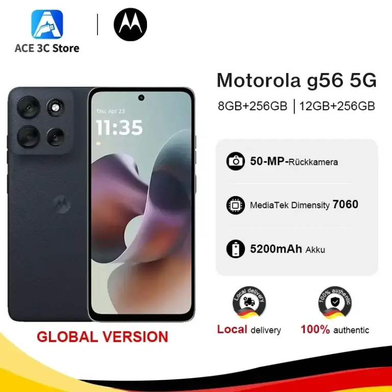 Снимка на смартфон Motorola G56 от AliExpress