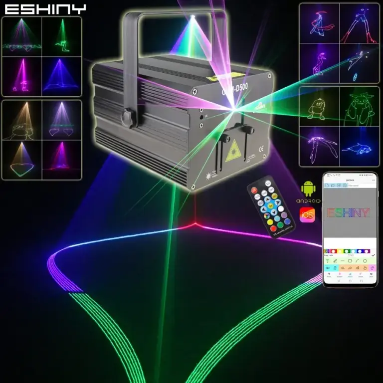 ESHINY G1N8 RGB лазерен сценичен проектор ESHINY G1N8 RGB лазерен сценичен проектор