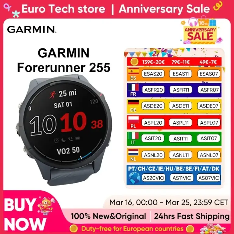 Garmin Forerunner 255 Спортен Смартчасовник Garmin Forerunner 255 Спортен Смартчасовник