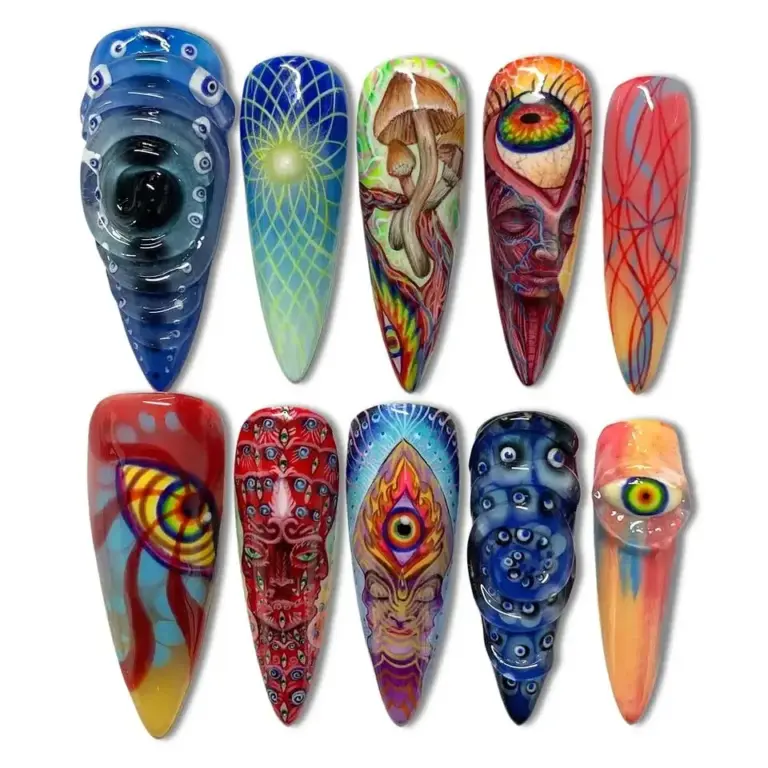 Снимка на нокти Generic Trippy от AliExpress