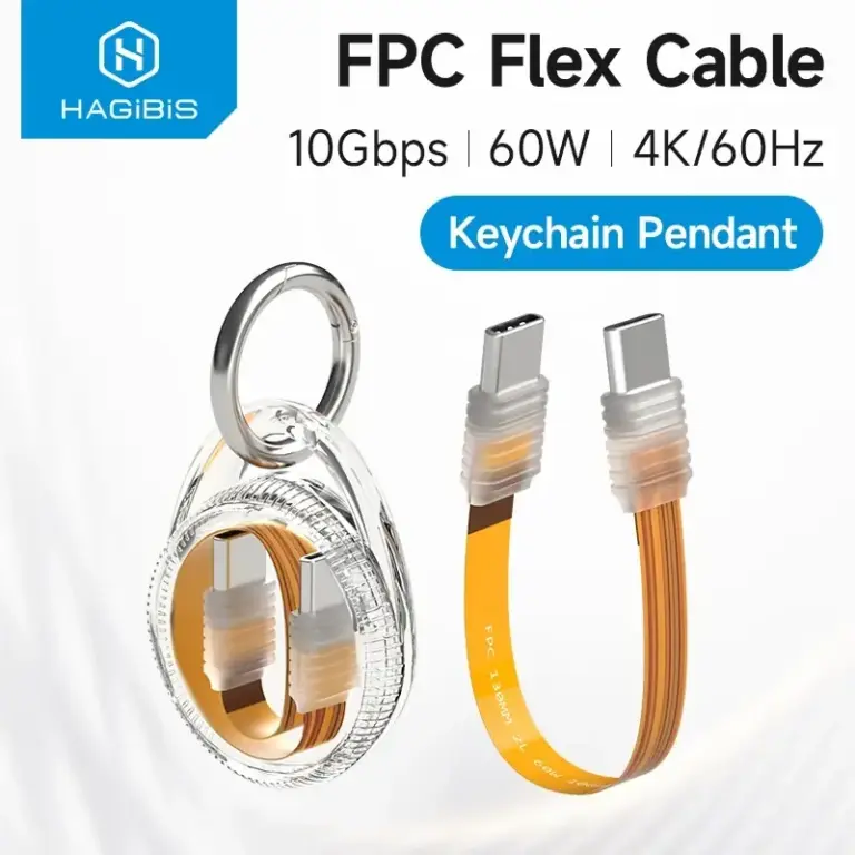 Hagibis FPC гъвкав USB-C към USB-C кабел Hagibis FPC гъвкав USB-C към USB-C кабел