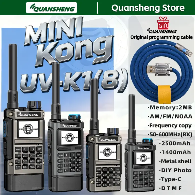 Радиостанция Quansheng UV-K1 8 MINI - характеристики и ревю Радиостанция Quansheng UV-K1 8 MINI - характеристики и ревю