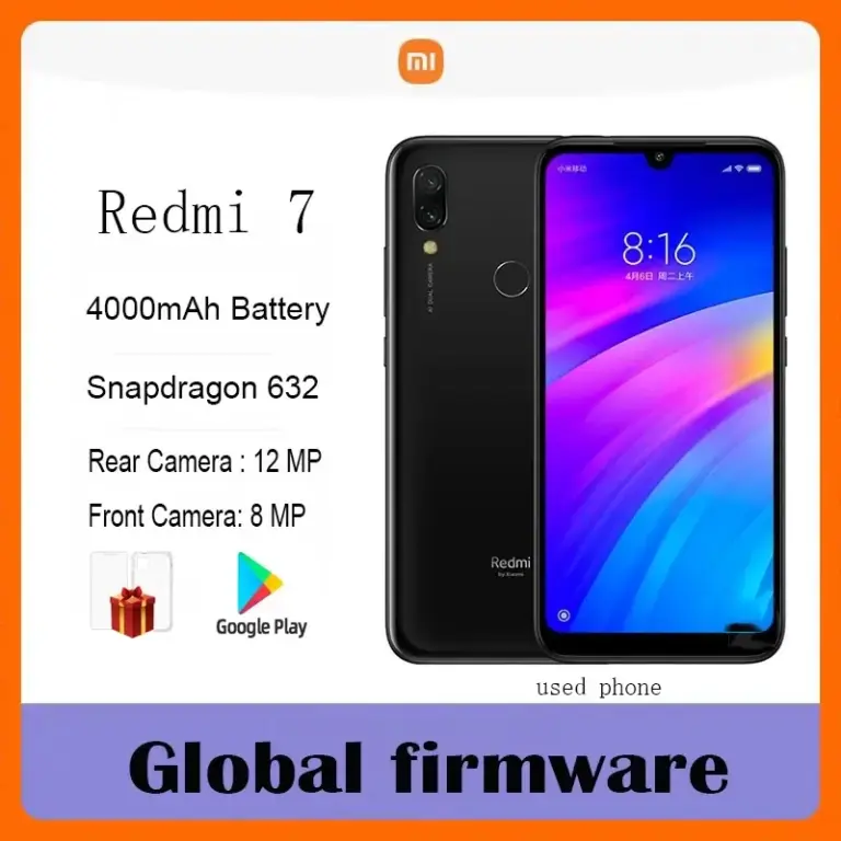 Снимка на смартфон Xiaomi Redmi7 от AliExpress